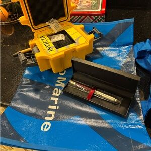 Invicta Yellow Protective Watch Case and Pen